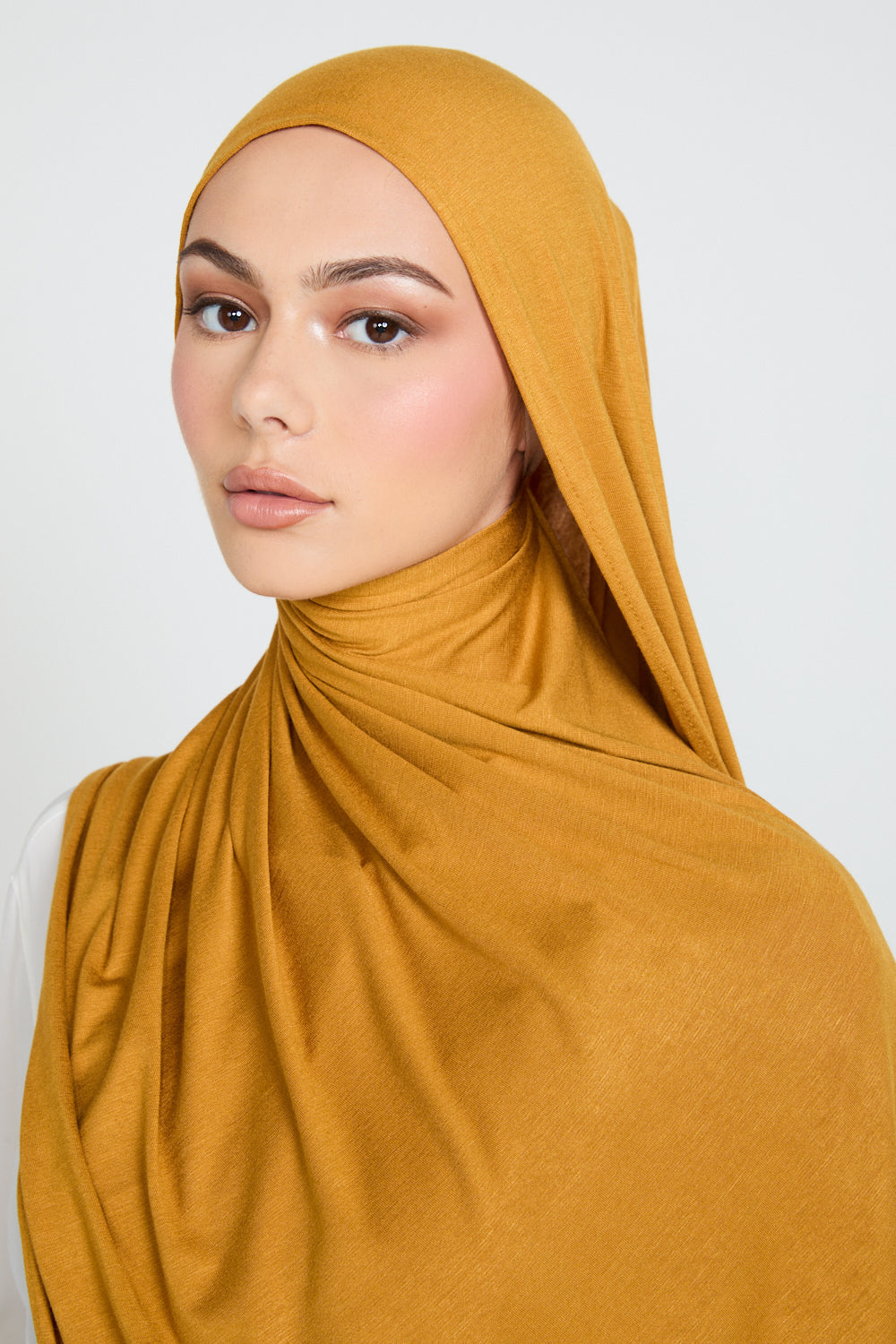 Hijab Jersey Safran Doré