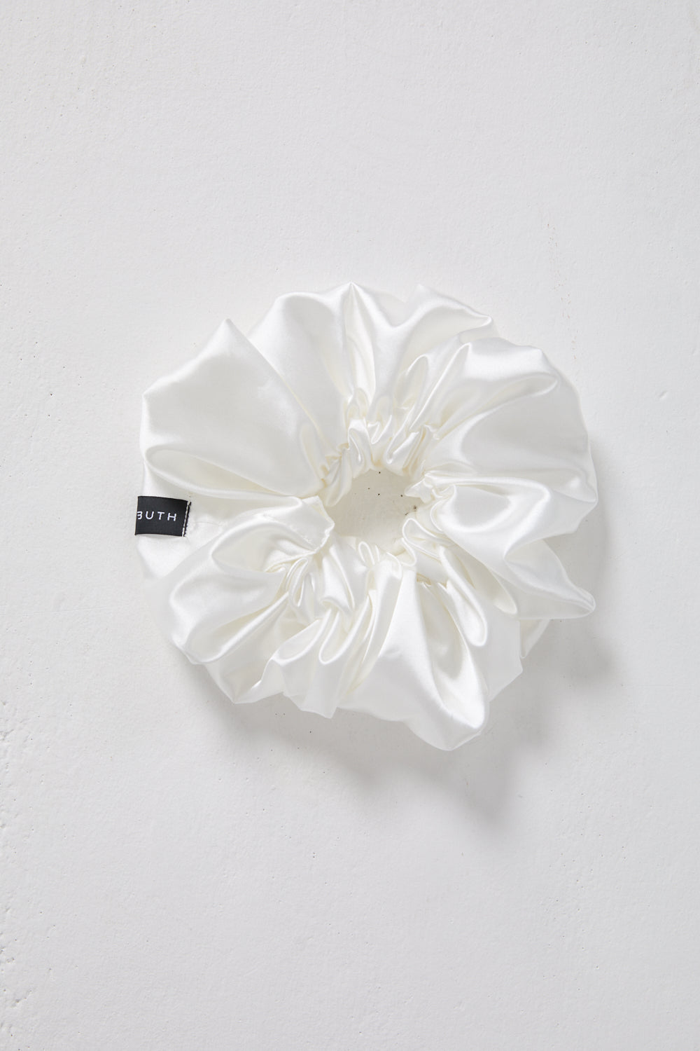 Chouchou Volumateur Satin - Blanc
