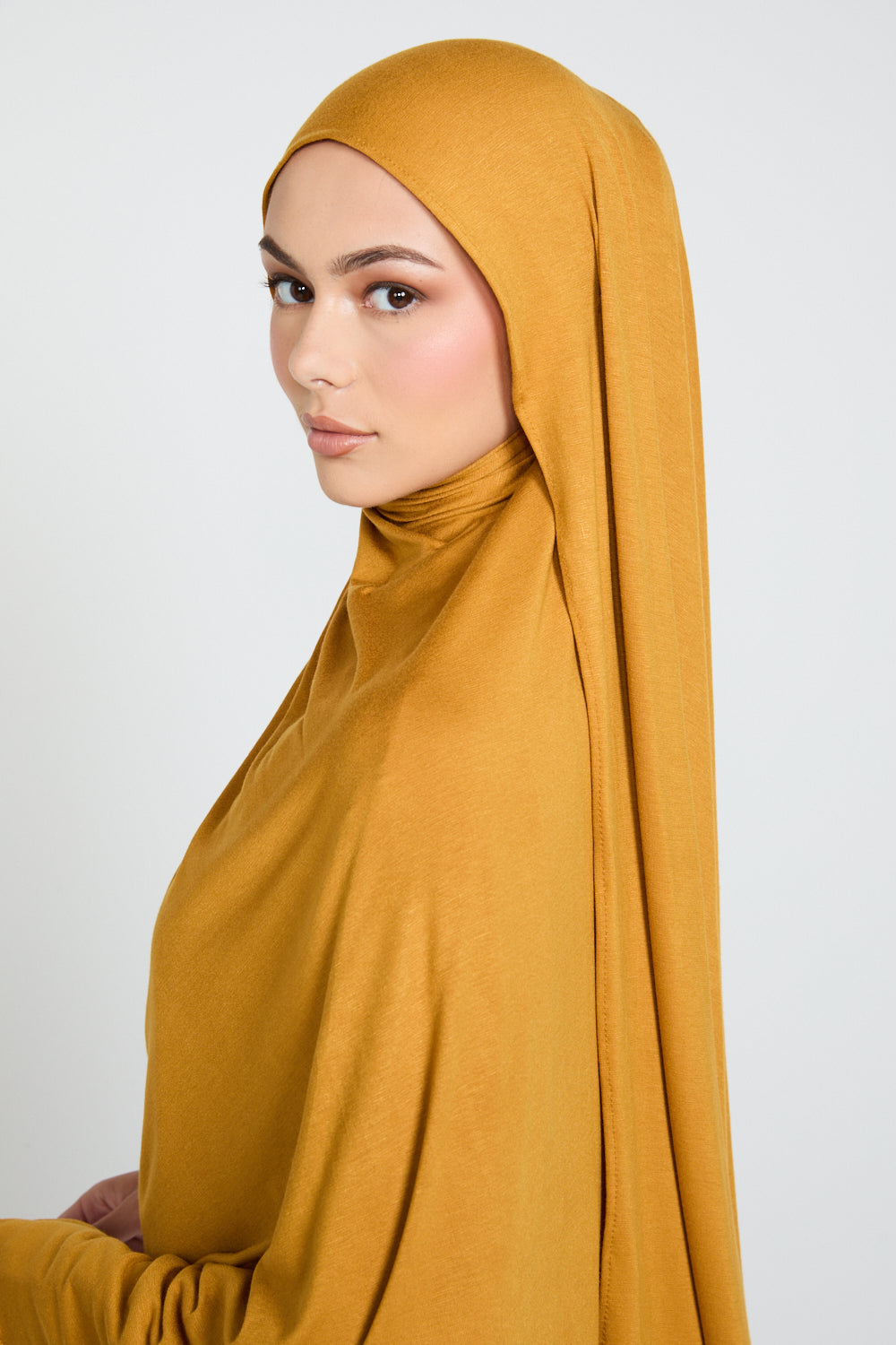 Hijab Jersey Safran Doré