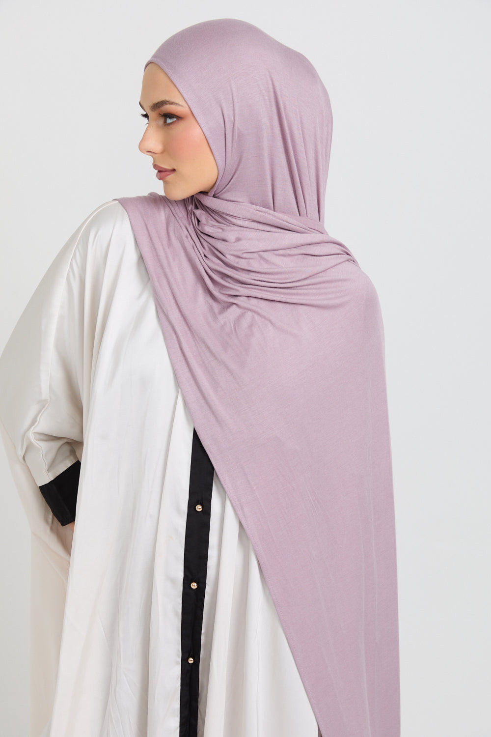 Hijab Jersey Orchidée Rosée