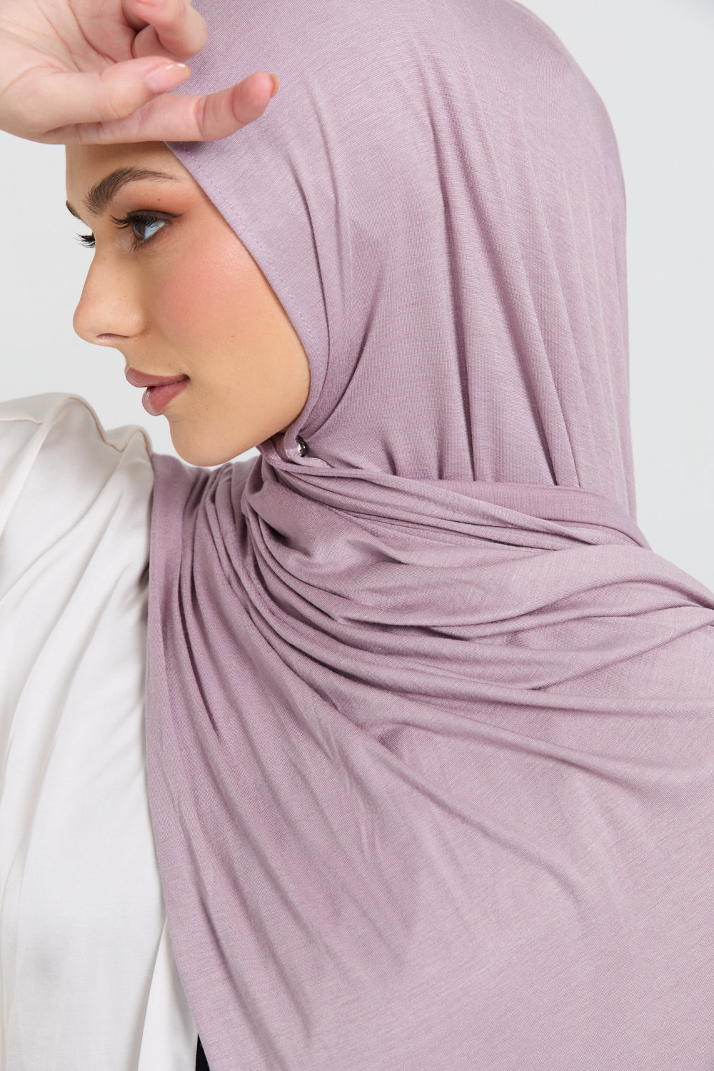 Hijab Jersey Orchidée Rosée