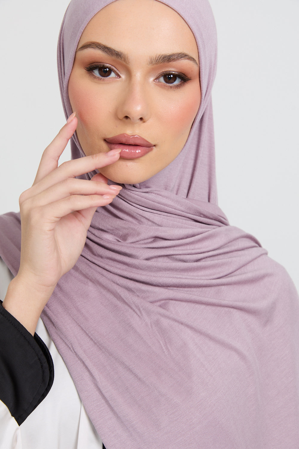 Hijab Jersey Orchidée Rosée
