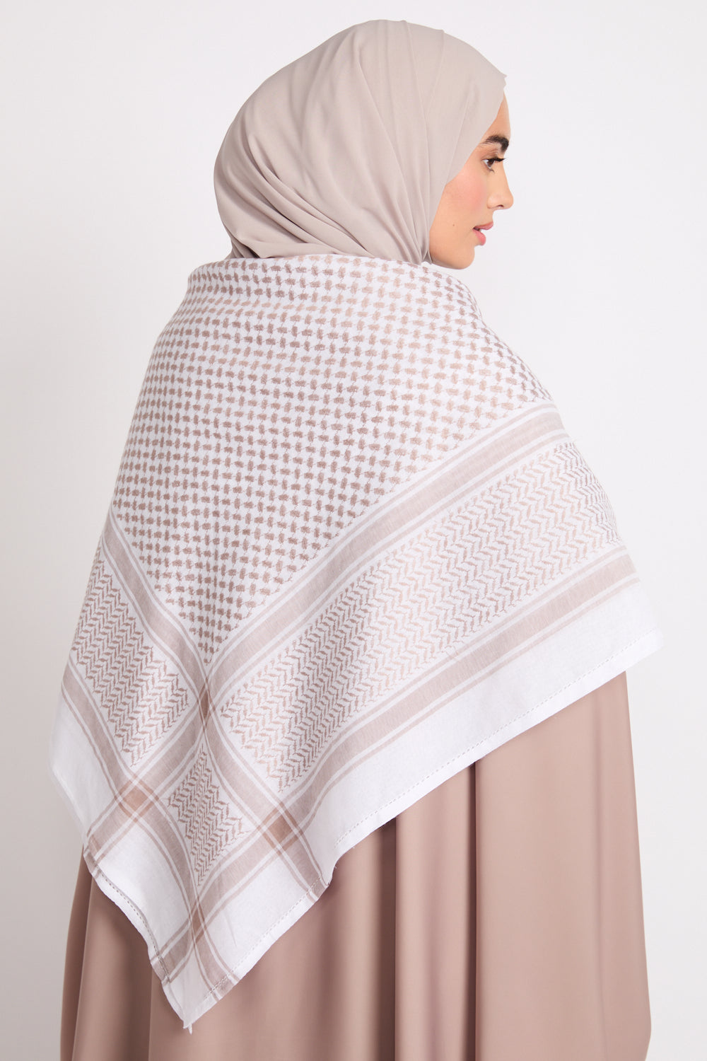 Foulard Keffieh - Grès Ivoire