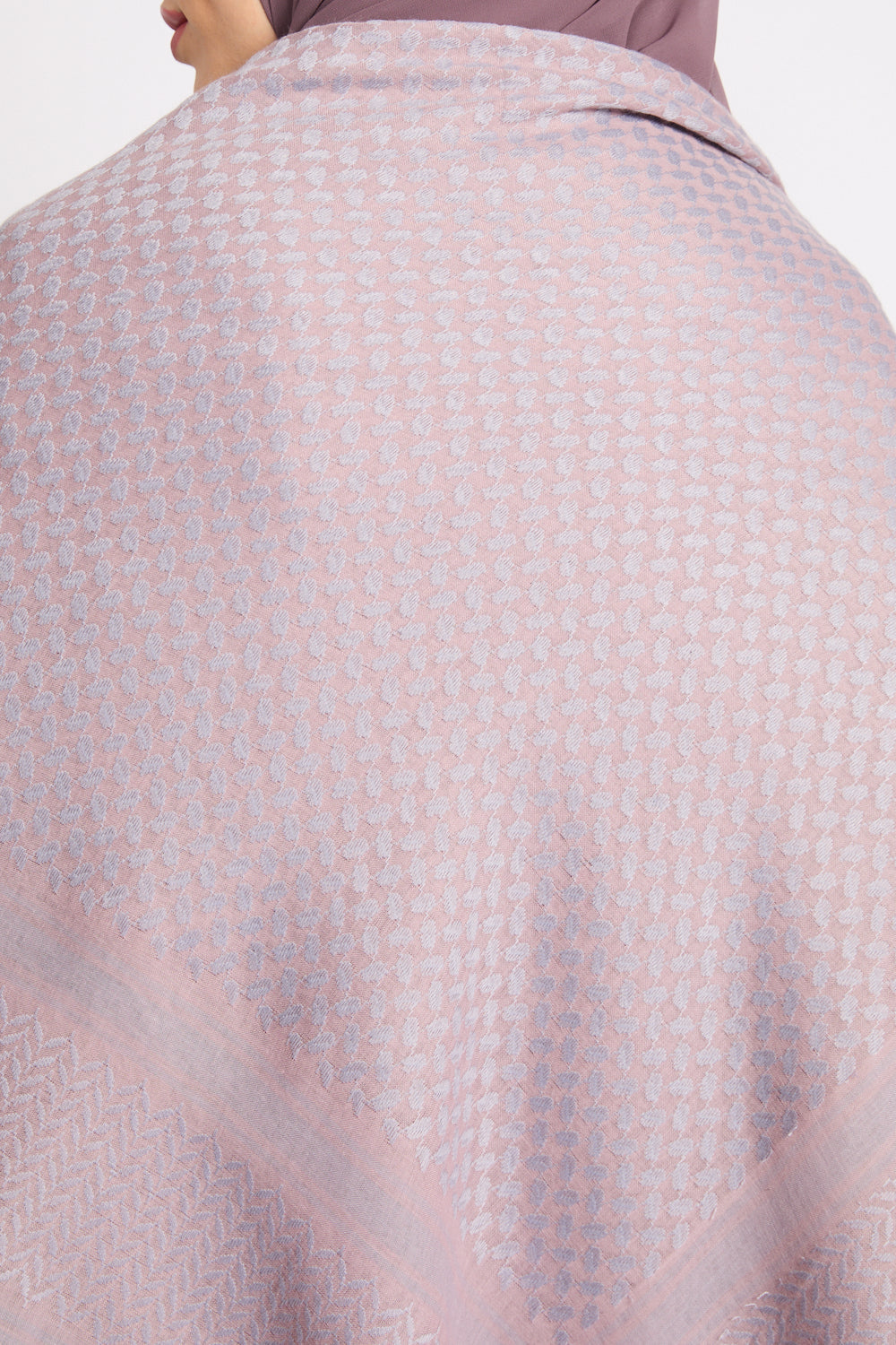 Foulard Keffieh - Mauve Rosé