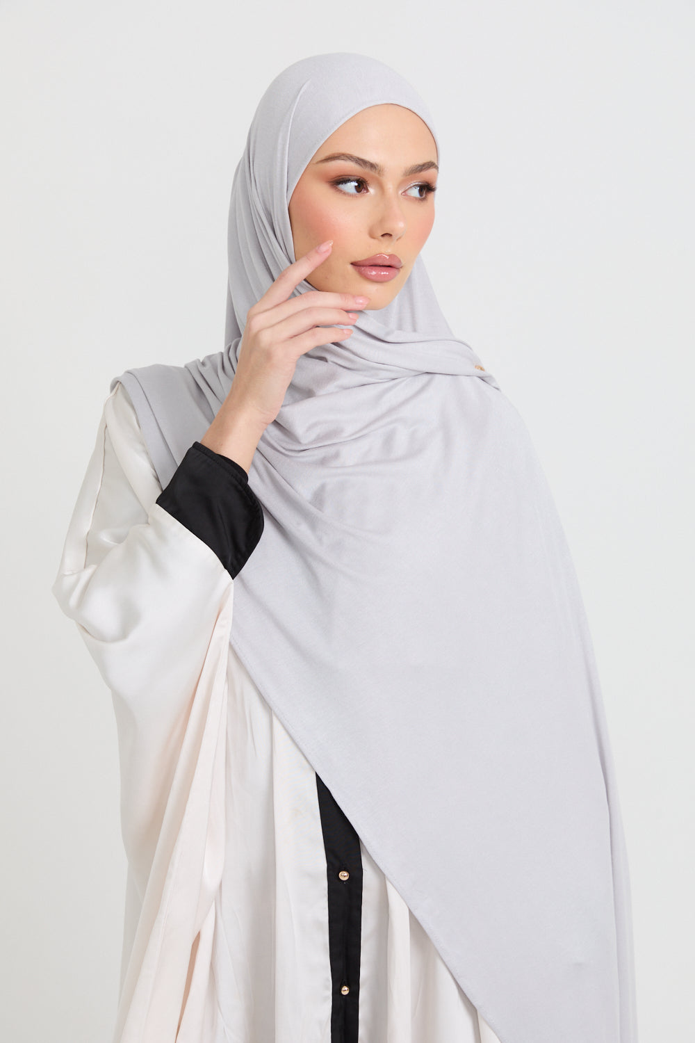Hijab Jersey Brume de Colombe
