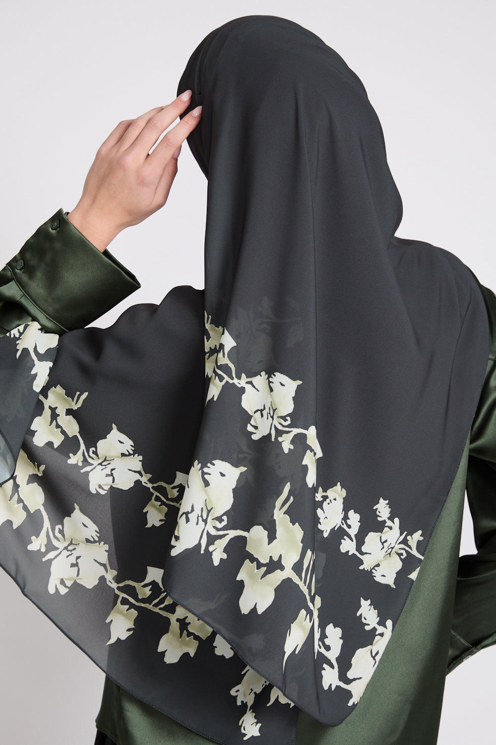 Hijab Imprimé Luxe - Vigne Enchantée - ÉDITION LIMITÉE