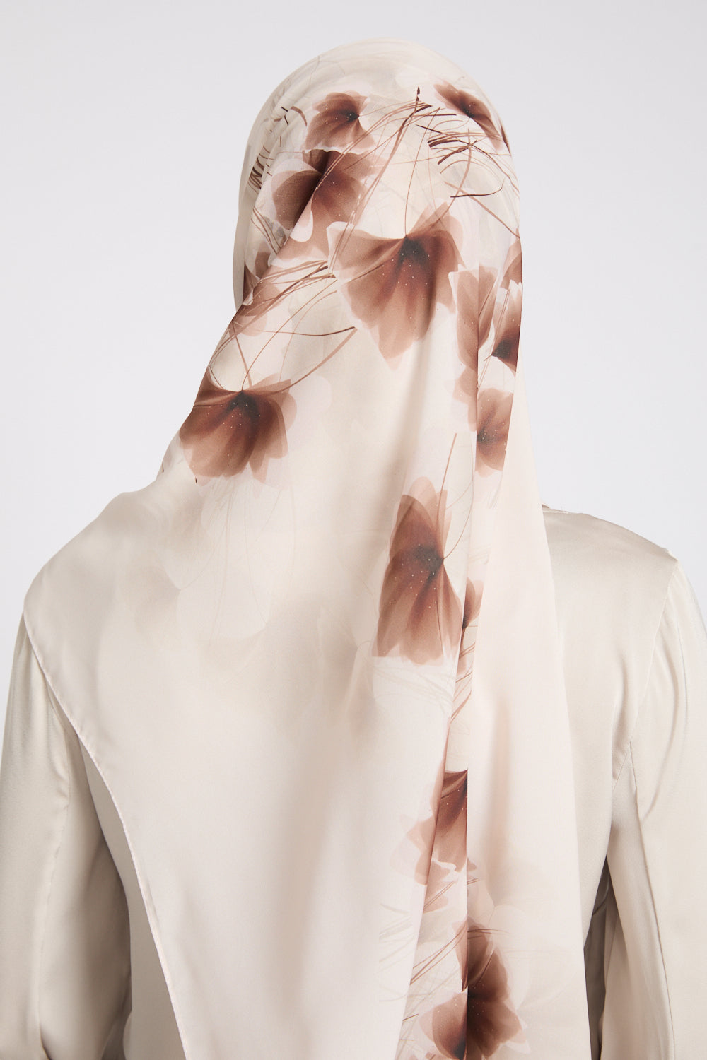 Hijab Imprimé Luxe - Crépuscule Fleuri - ÉDITION LIMITÉE