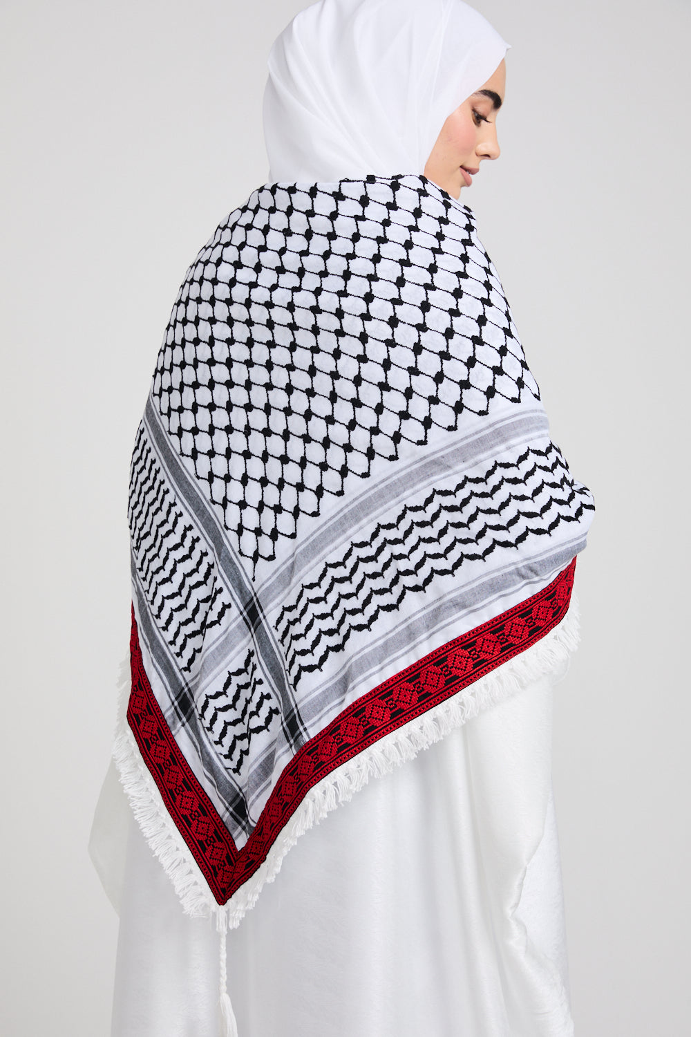 Foulard Keffieh Premium Brodé