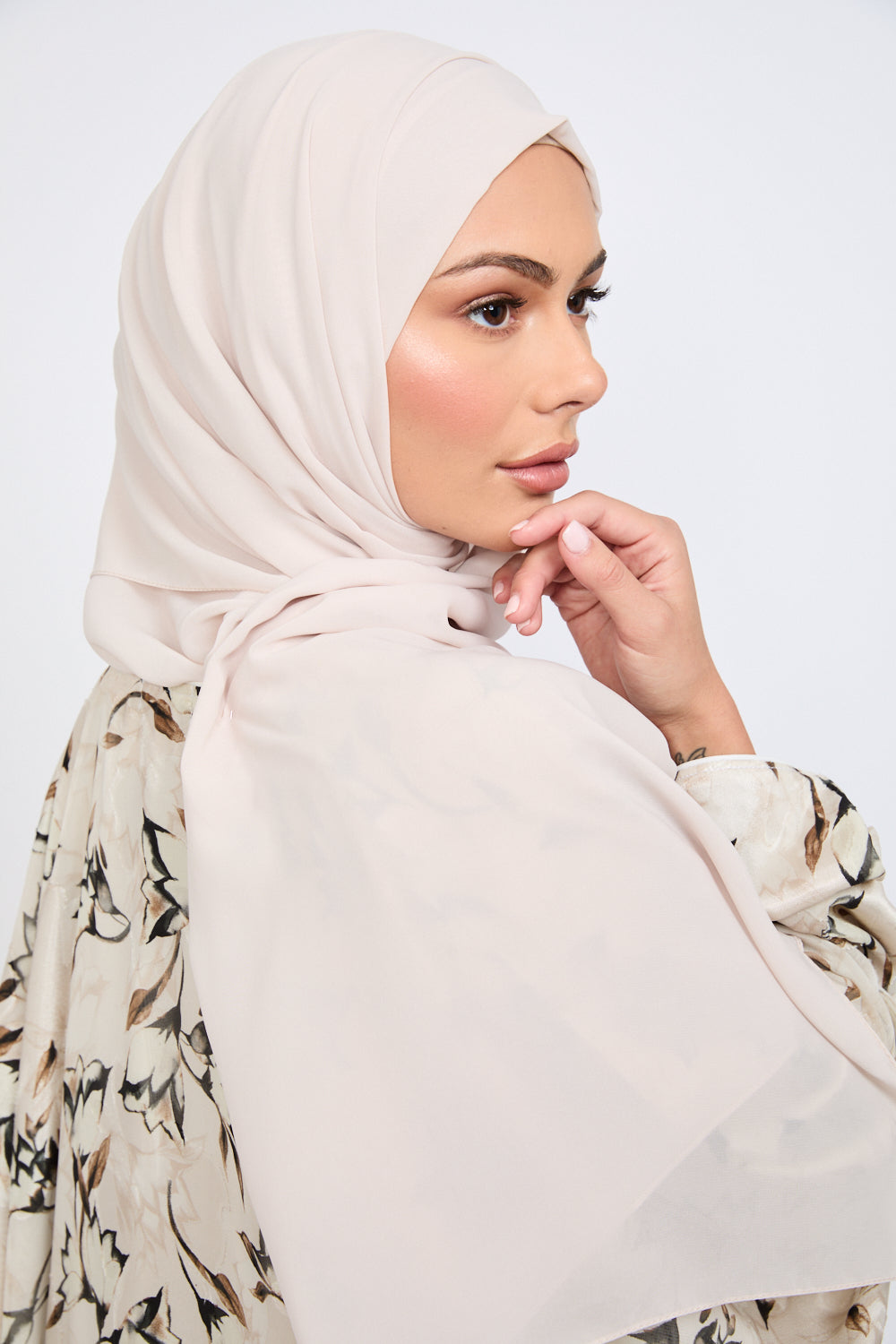 Hijab Georgette Luxe - Nude