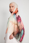 Hijab Modal Imprimé Premium - Muse Fleurie