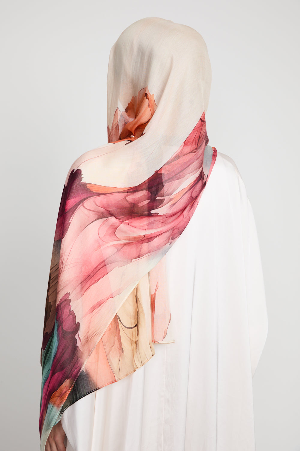 Hijab Modal Imprimé Premium - Muse Fleurie