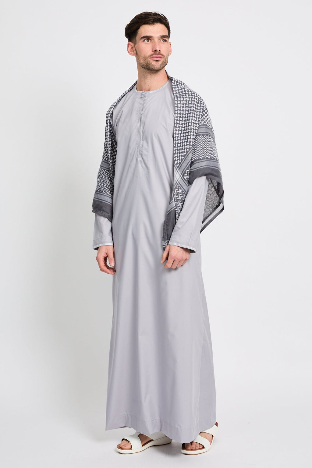 Foulard Keffieh - Gris Anthracite