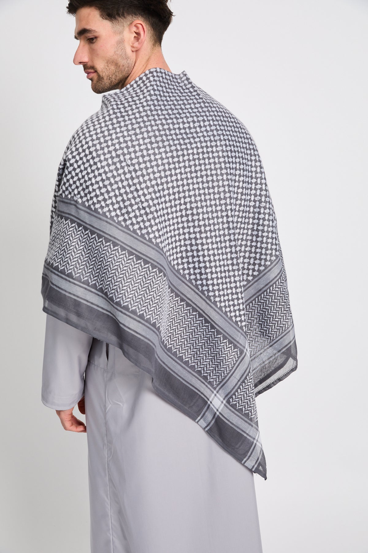 Foulard Keffieh - Gris Anthracite