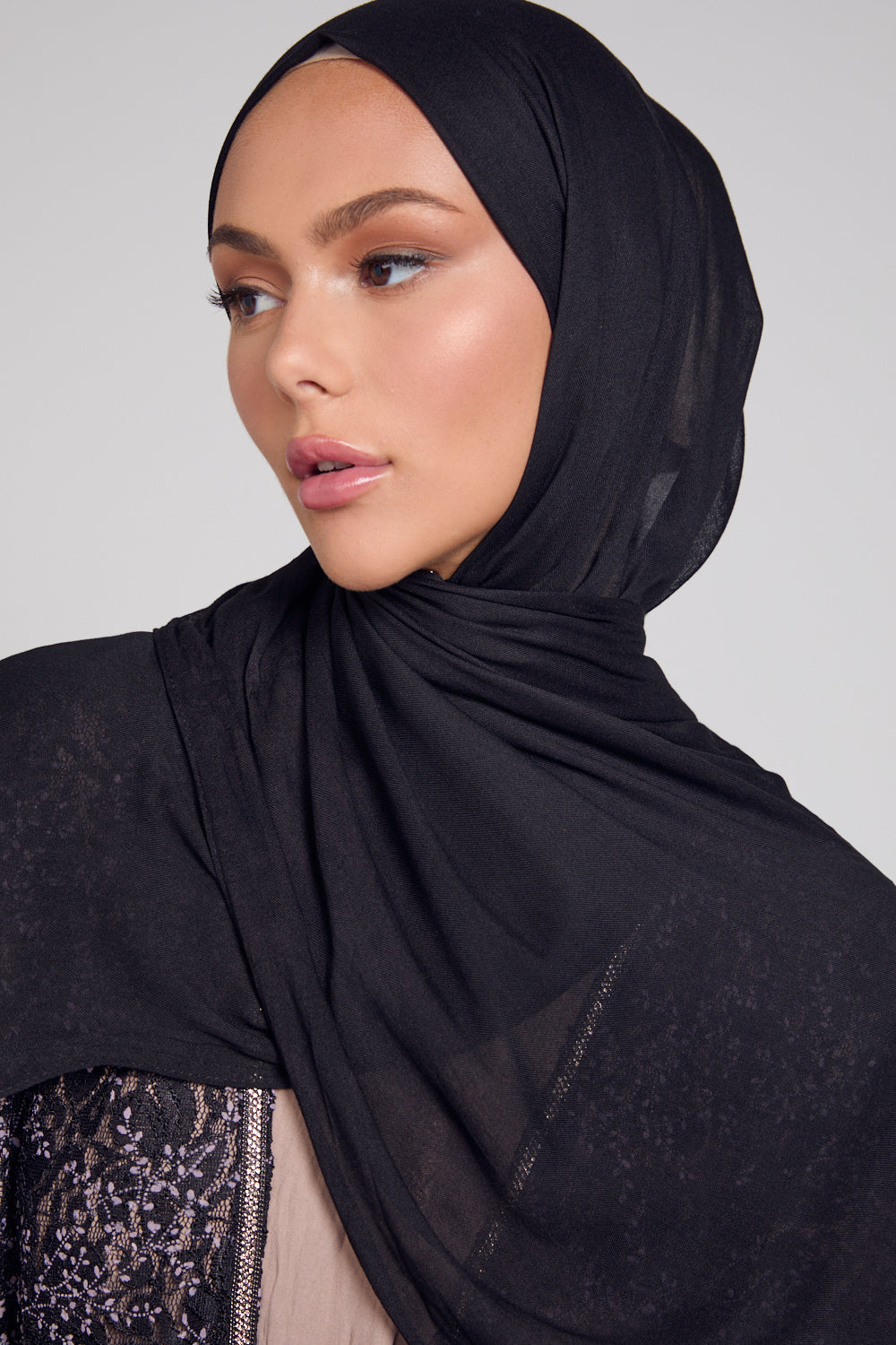 Hijab Viscose Premium - Noir