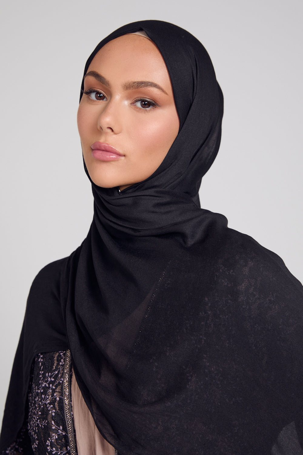 Hijab Viscose Premium - Noir