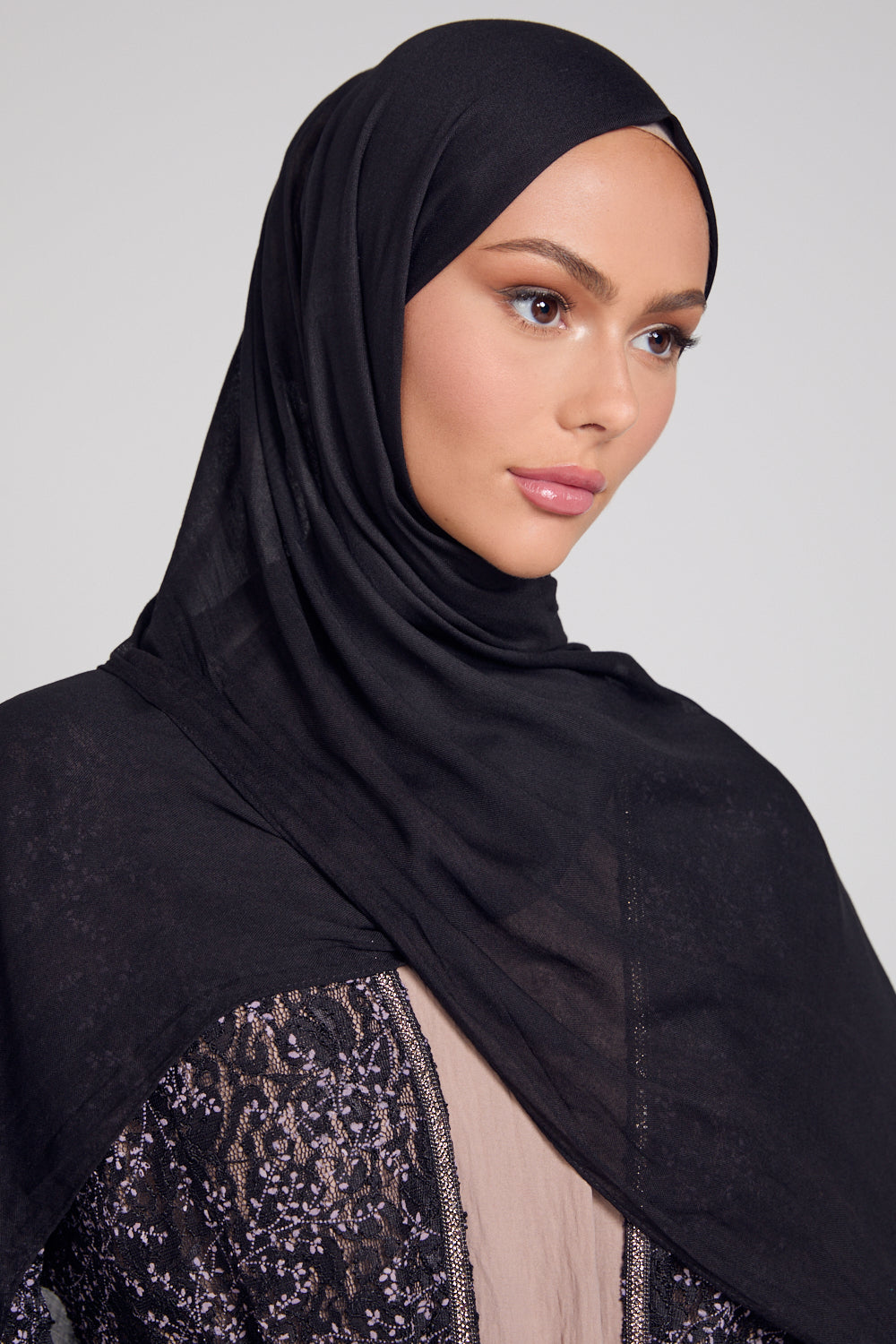 Hijab Viscose Premium - Noir