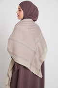 Foulard Keffieh - Brume de Rose du Désert