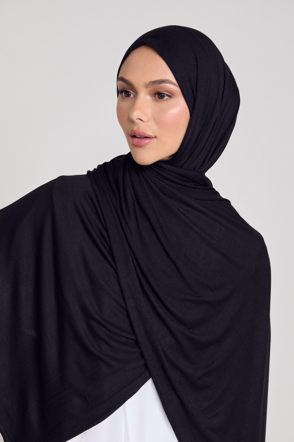 Hijab Jersey Noir