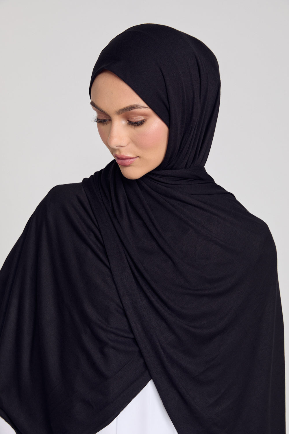 Hijab Jersey Noir