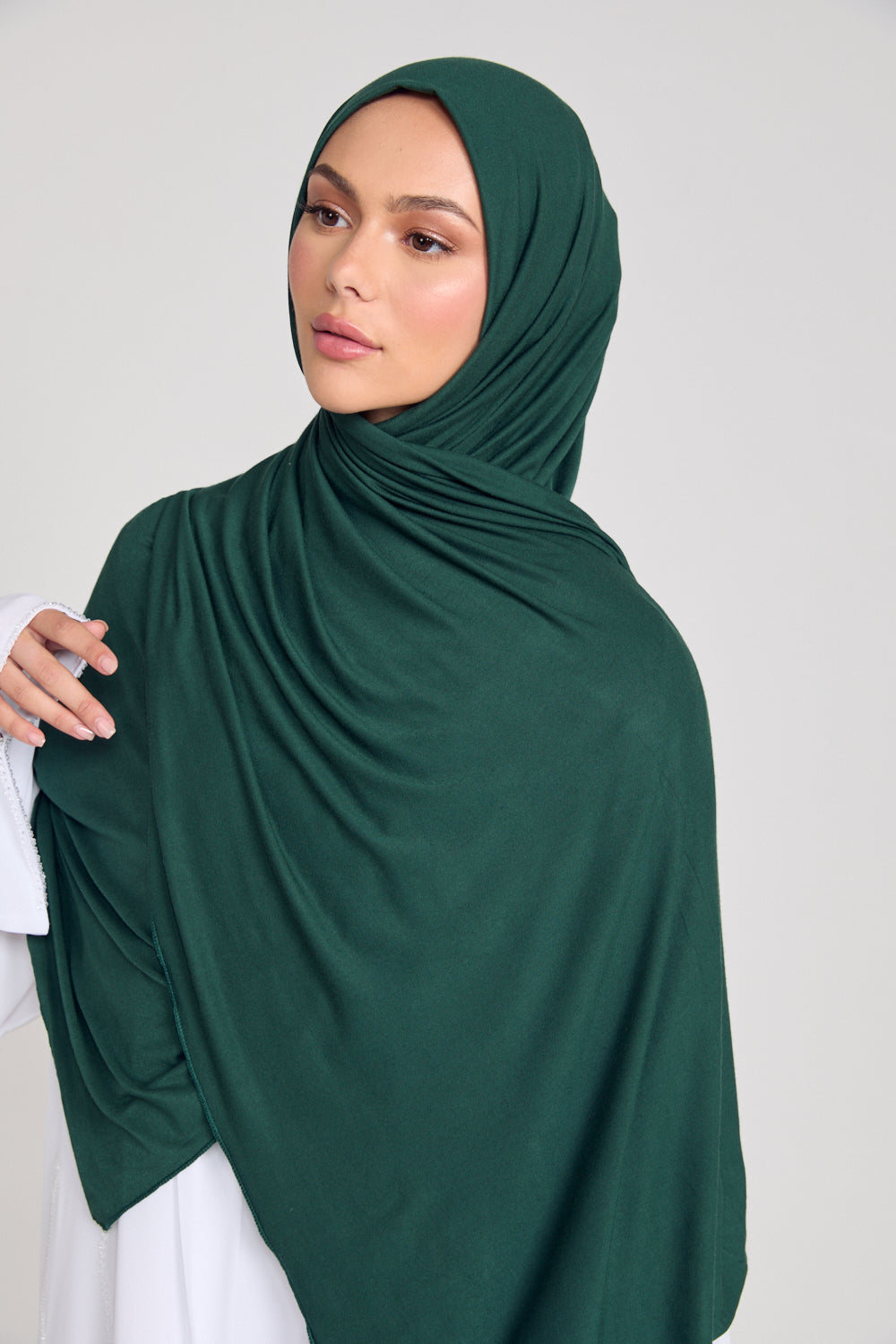 Hijab Jersey Vert Forêt