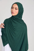 Hijab Jersey Vert Forêt