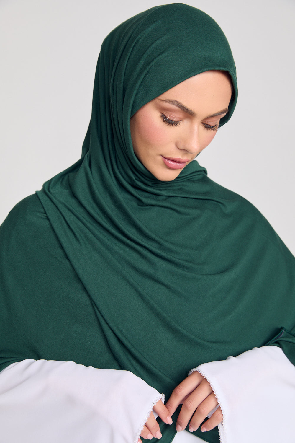 Hijab Jersey Vert Forêt