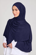 Hijab Jersey Marine