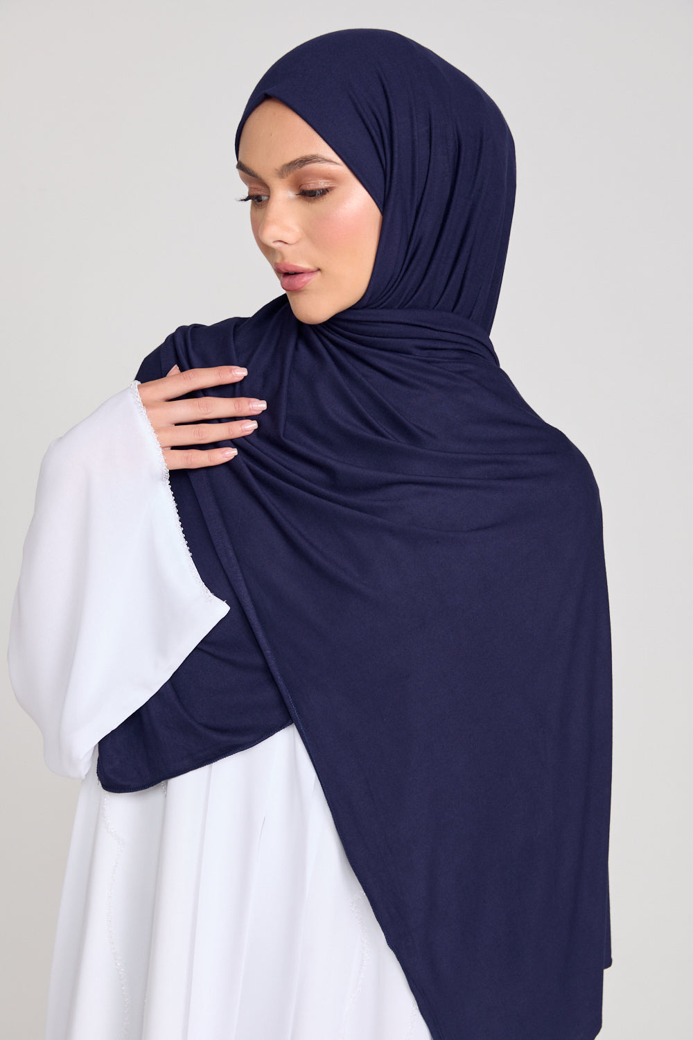 Hijab Jersey Marine