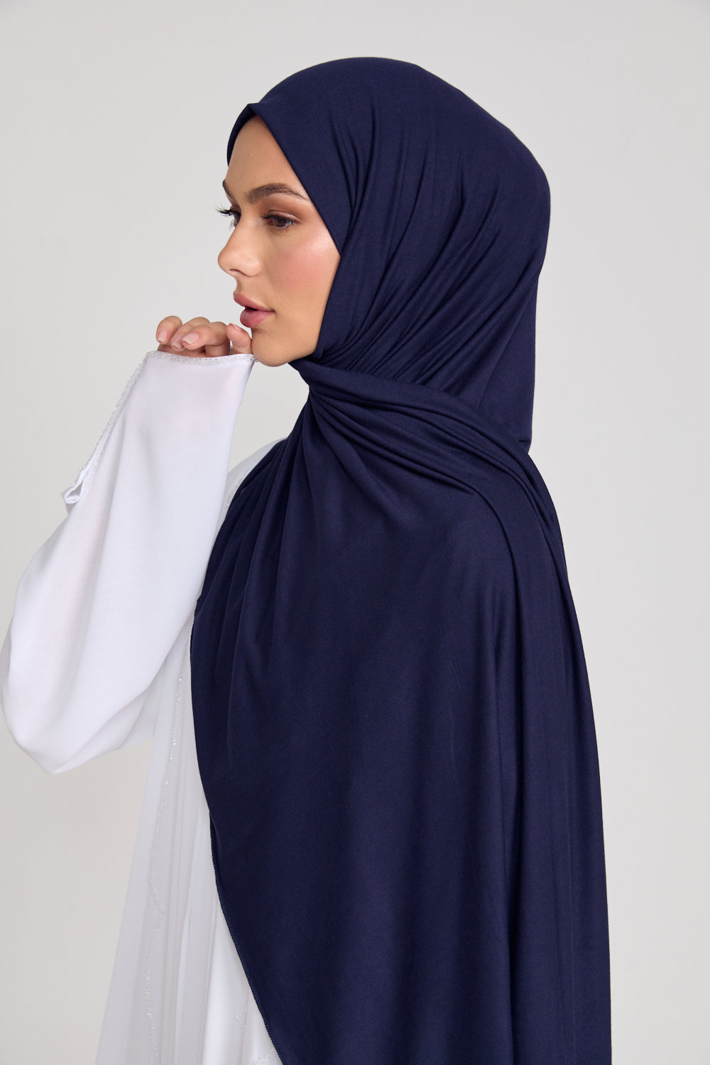 Hijab Jersey Marine