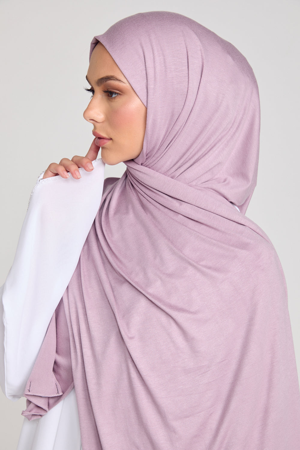 Hijab Jersey Mauve Rêveur