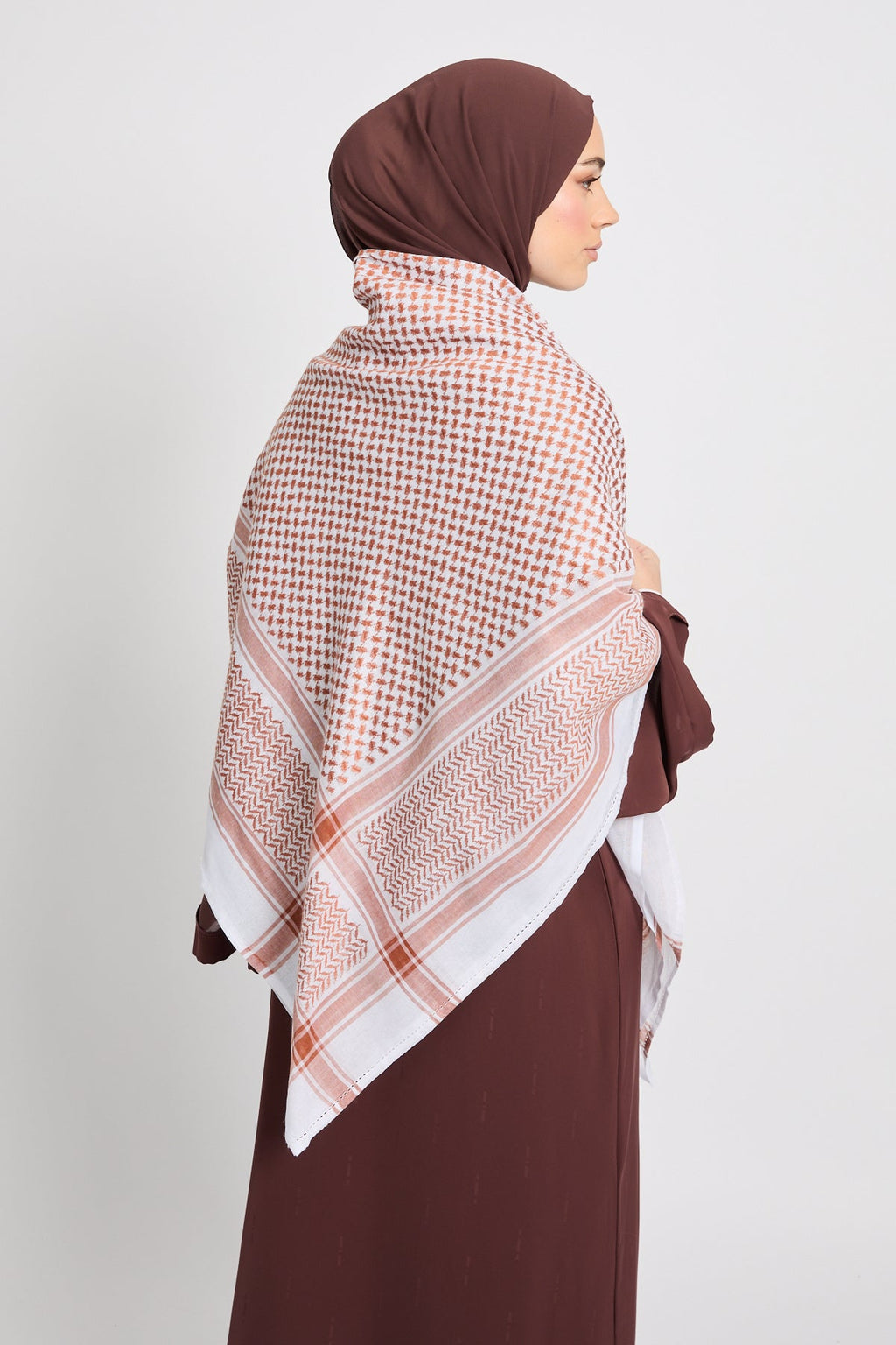Foulard Keffieh - Terracotta du Désert