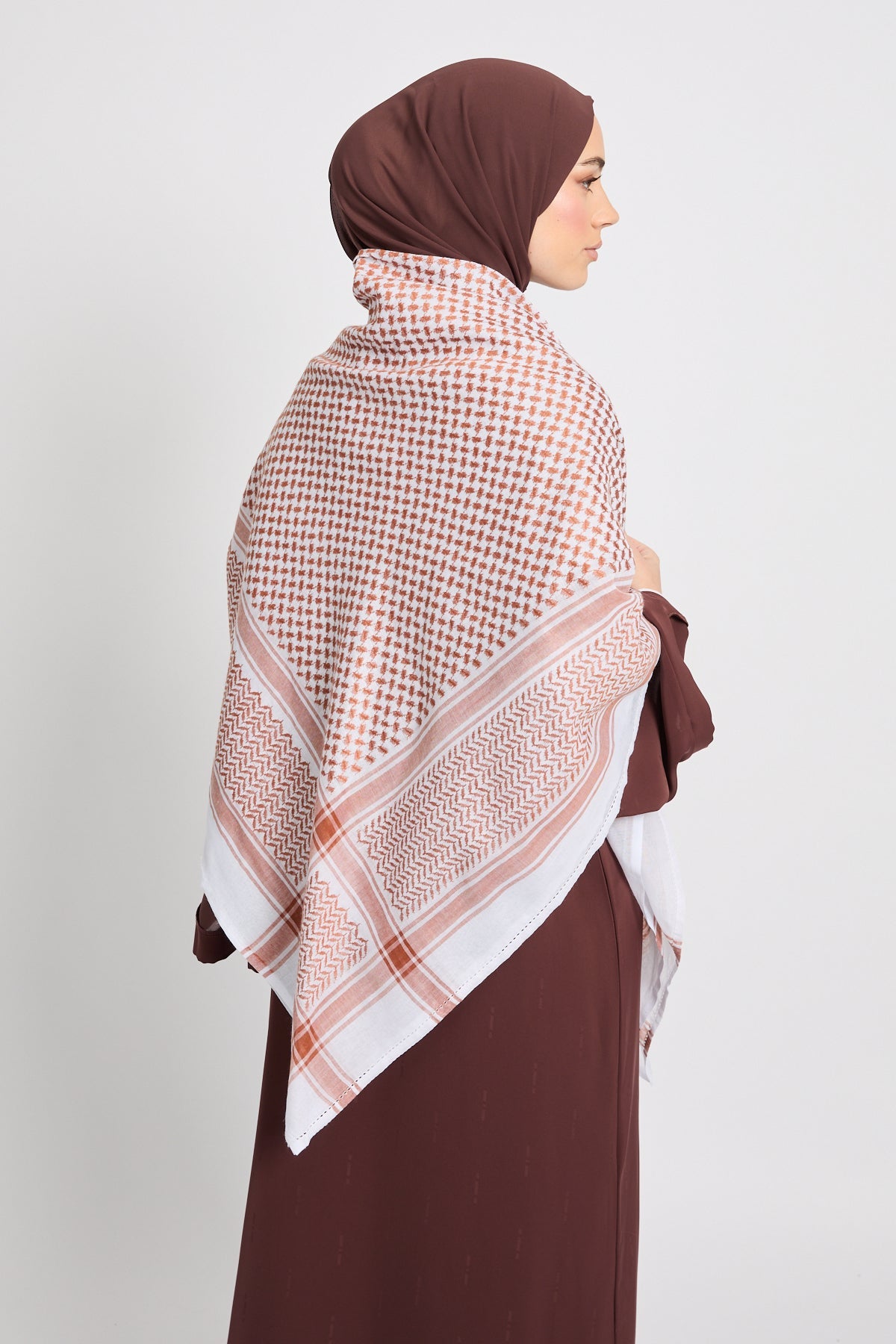 Foulard Keffieh - Terracotta du Désert