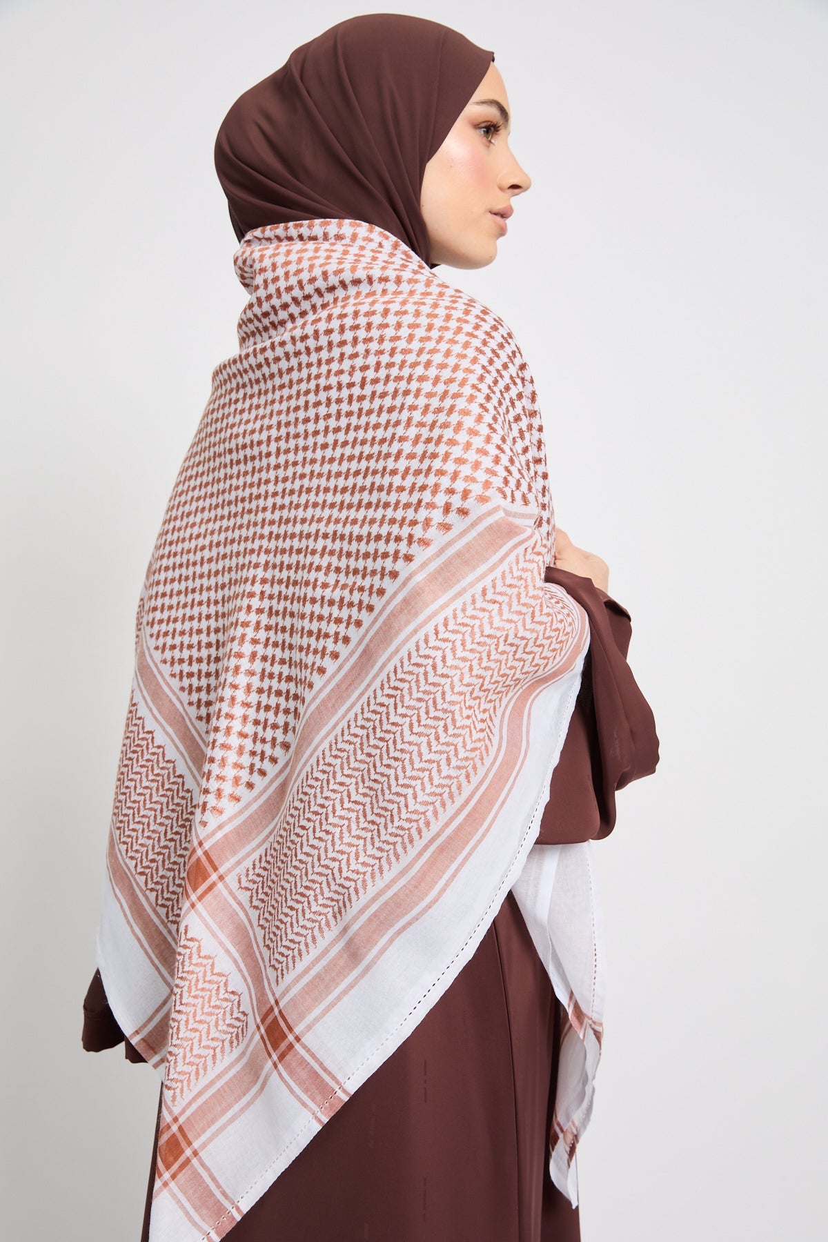 Foulard Keffieh - Terracotta du Désert