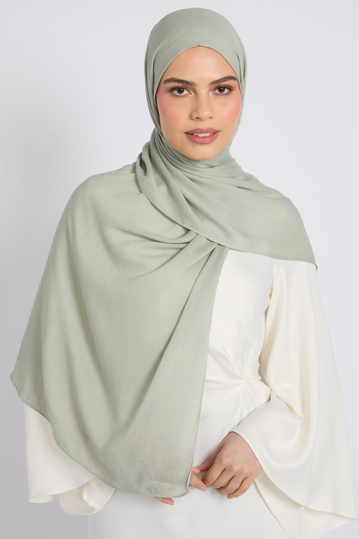 Hijab Bambou Modal Premium - Sauge du Désert