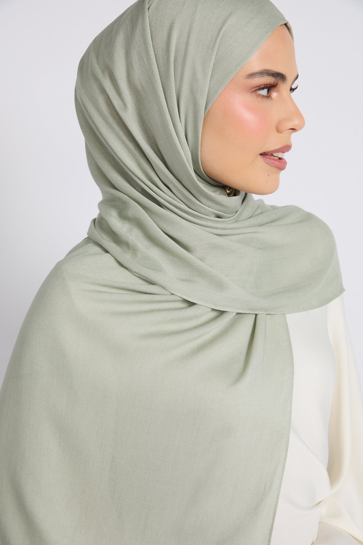 Hijab Bambou Modal Premium - Sauge du Désert