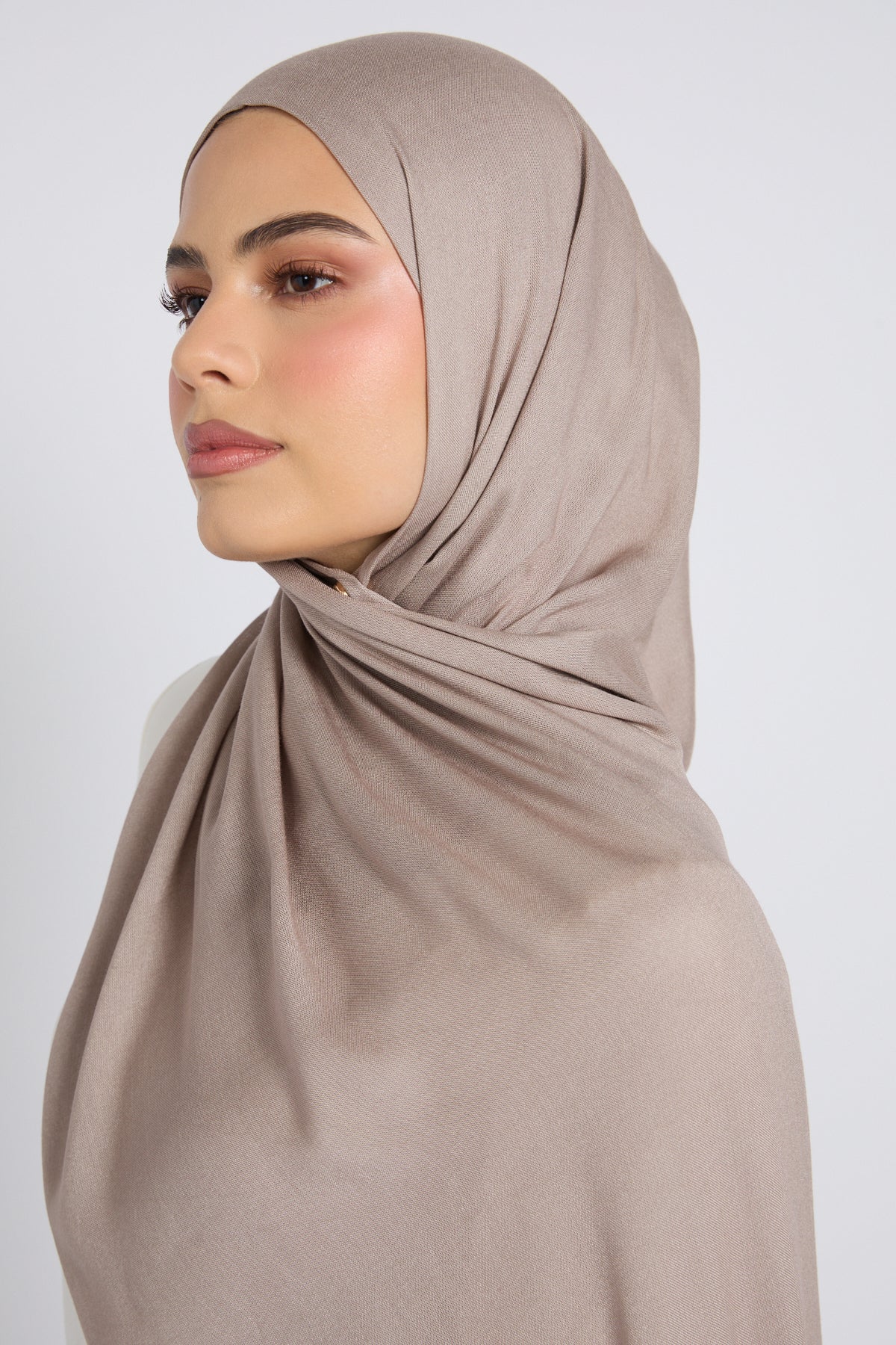 Hijab Bambou Modal Premium - Colombe