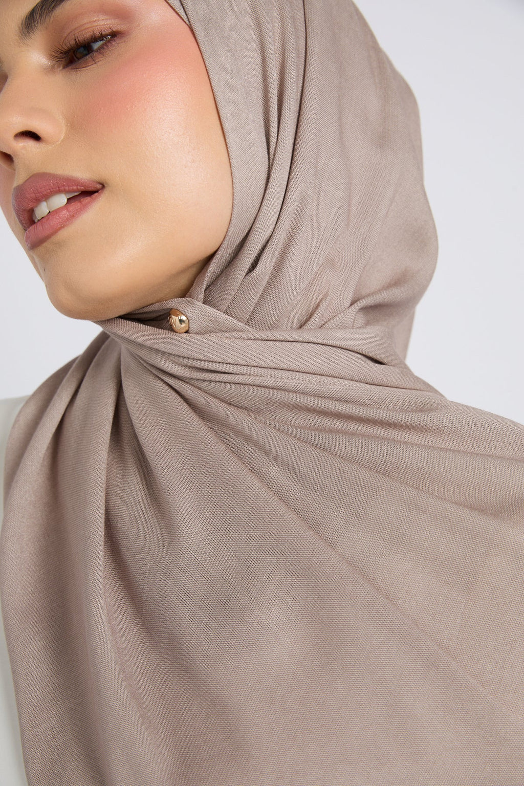 Hijab Bambou Modal Premium - Colombe