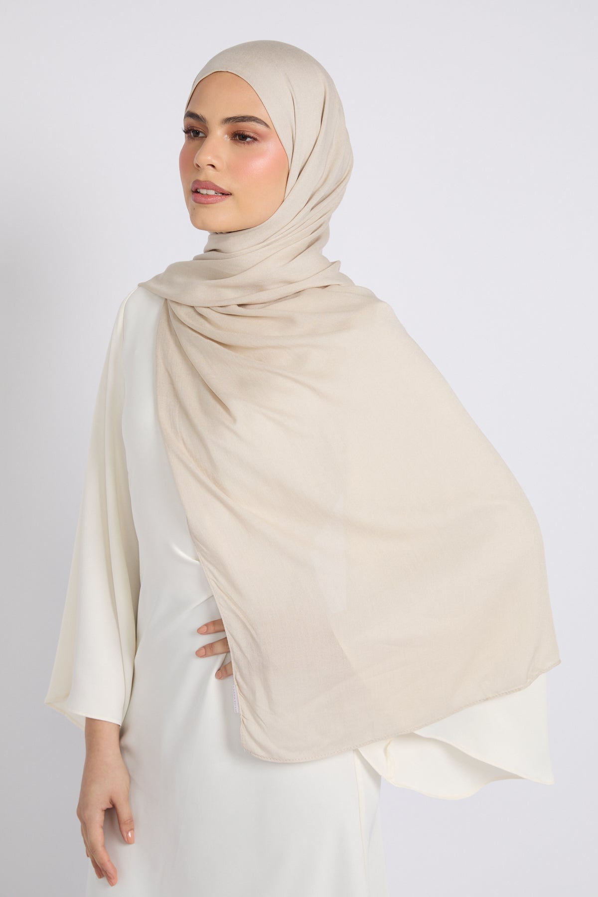 Hijab Bambou Modal Premium - Chêne Français
