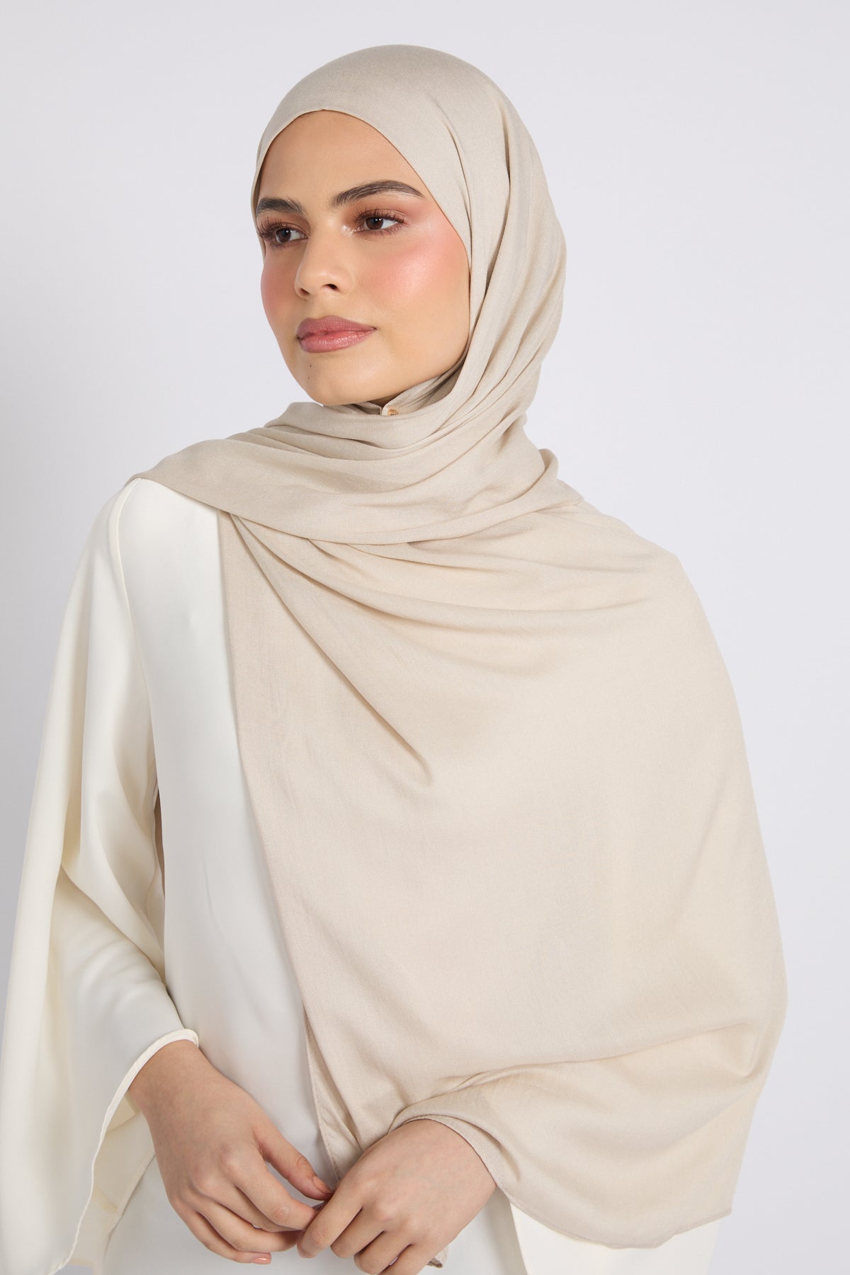 Hijab Bambou Modal Premium - Chêne Français