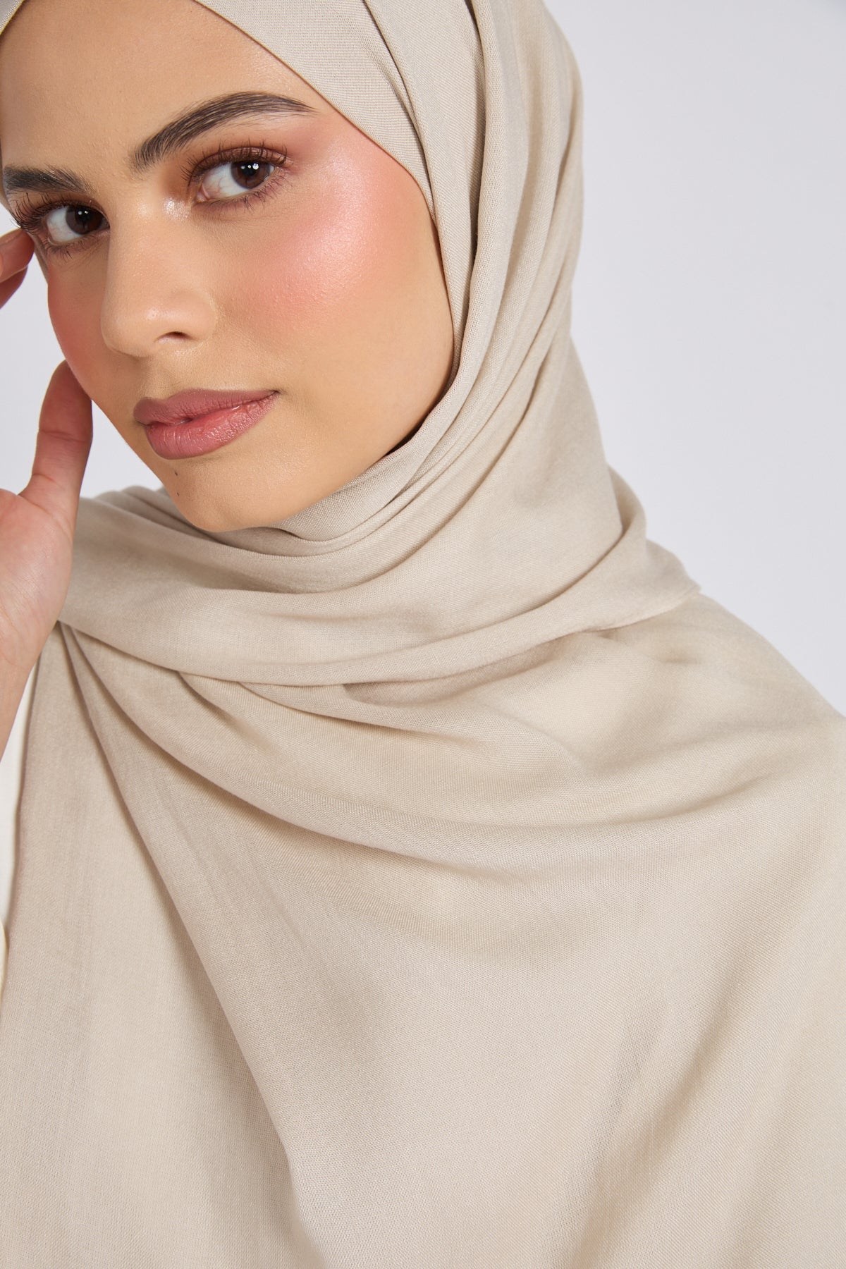 Hijab Bambou Modal Premium - Chêne Français