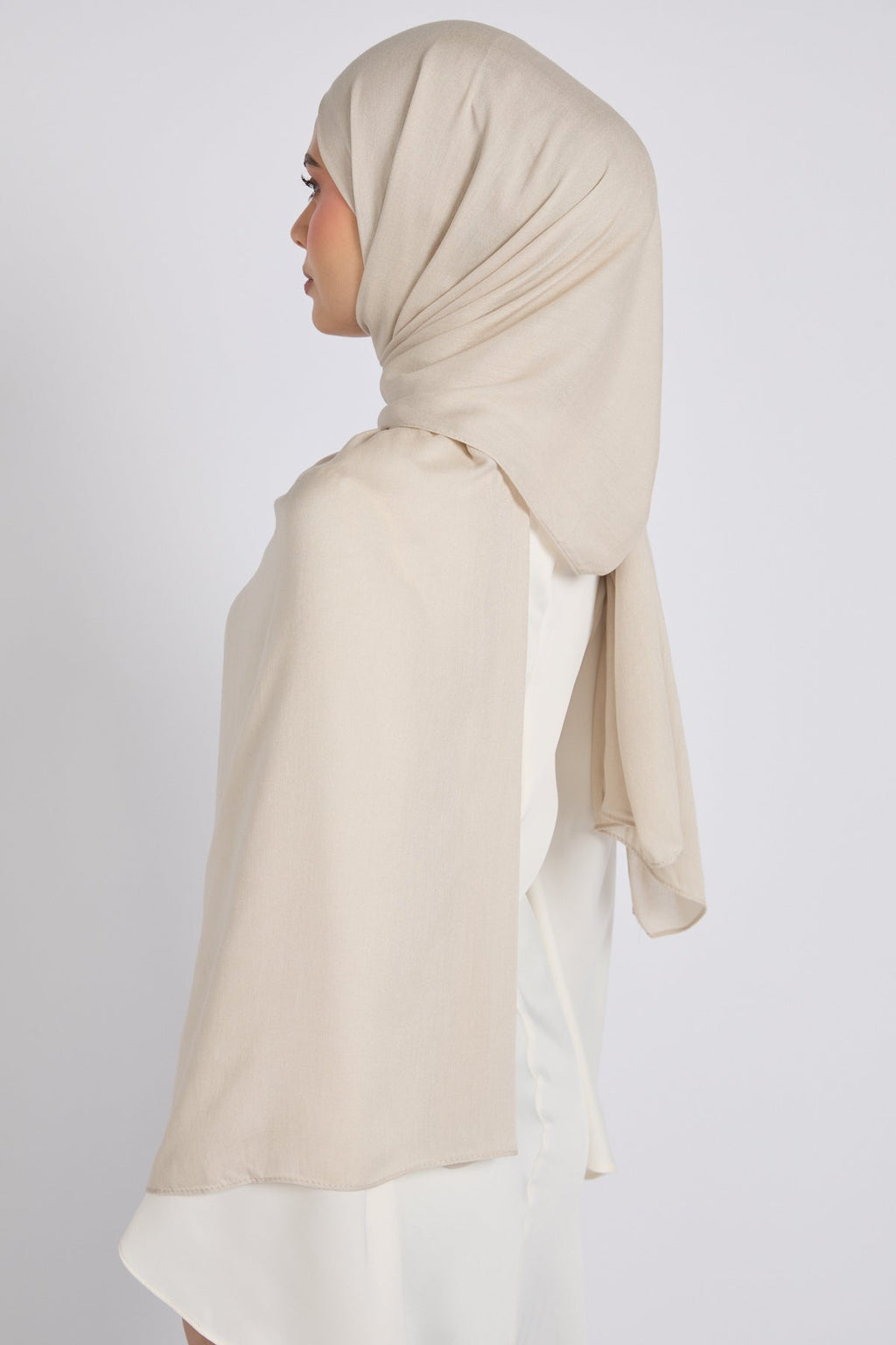 Hijab Bambou Modal Premium - Chêne Français