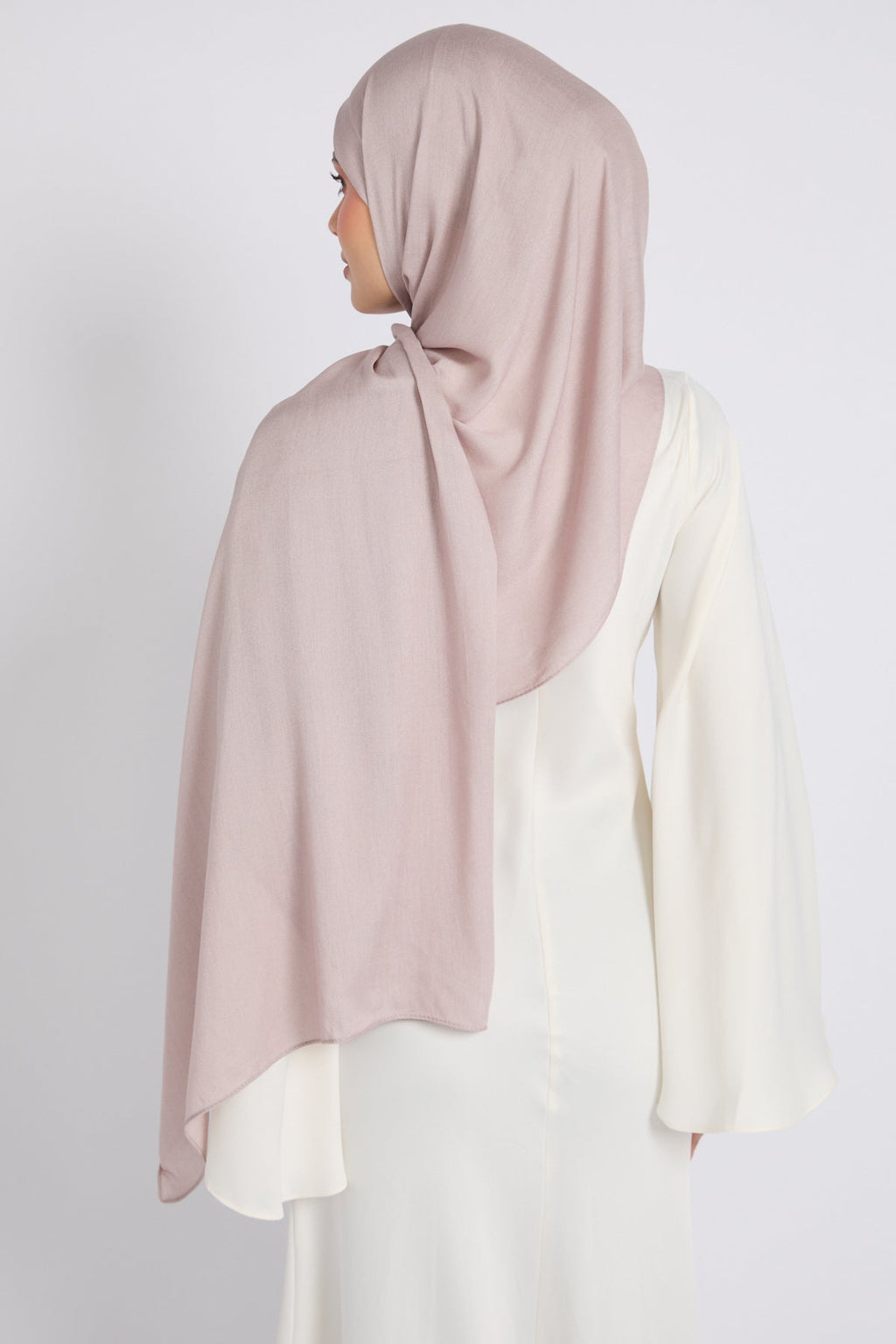 Hijab Bambou Modal Premium - Cendre Lilas
