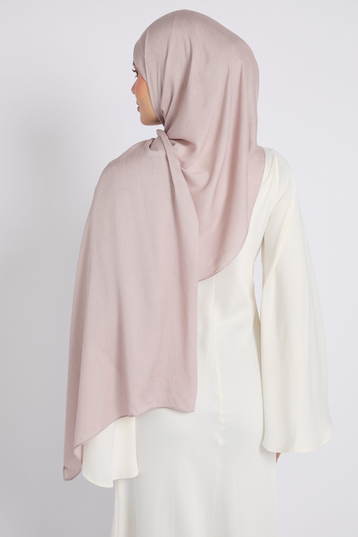 Hijab Bambou Modal Premium - Cendre Lilas