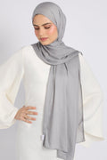 Hijab Bambou Modal Premium - Brume de Lune