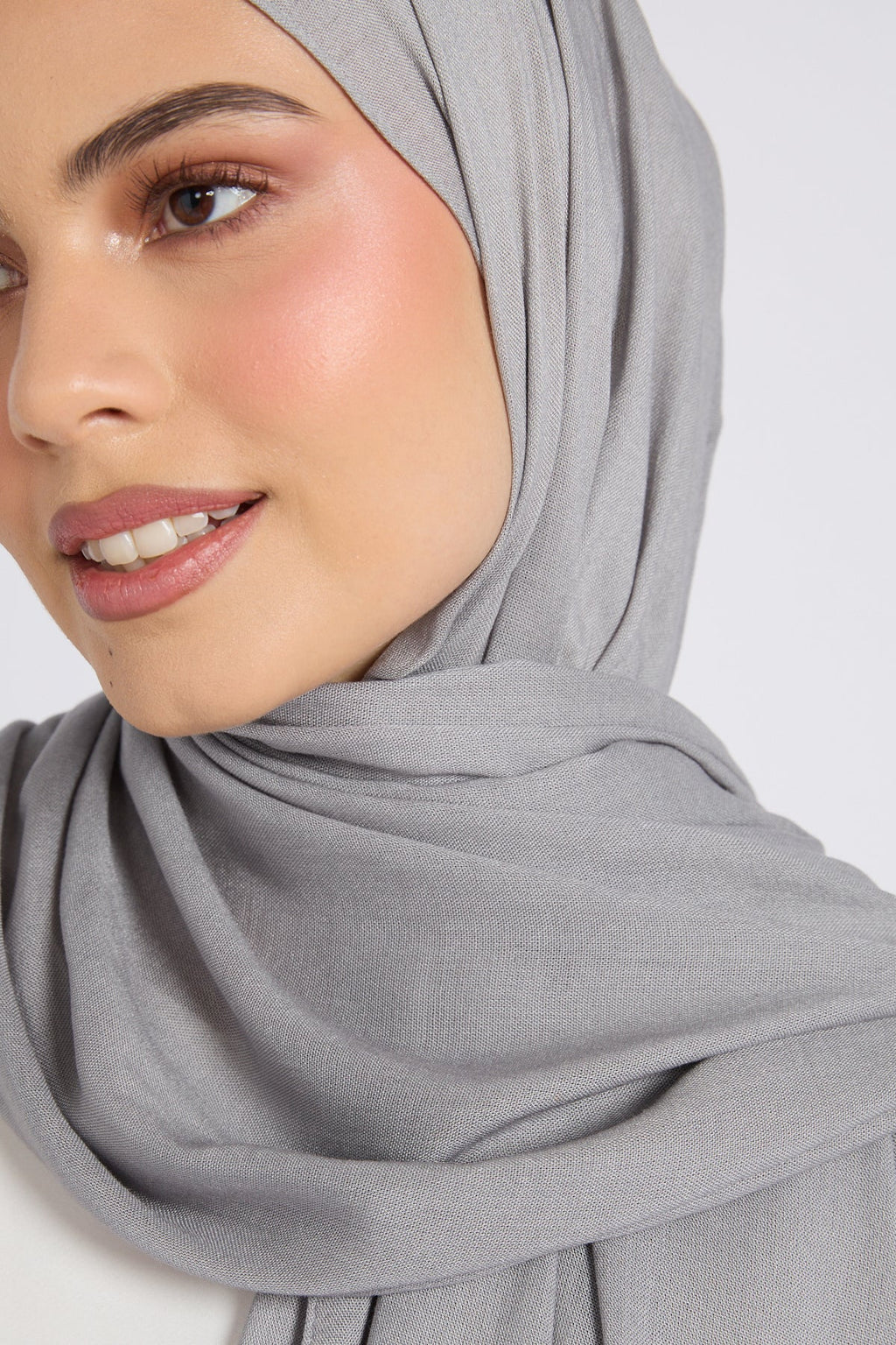 Hijab Bambou Modal Premium - Brume de Lune