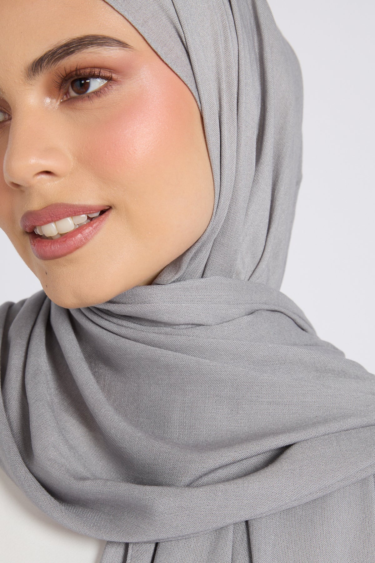 Hijab Bambou Modal Premium - Brume de Lune
