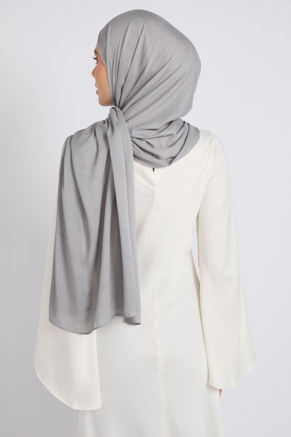 Hijab Bambou Modal Premium - Brume de Lune