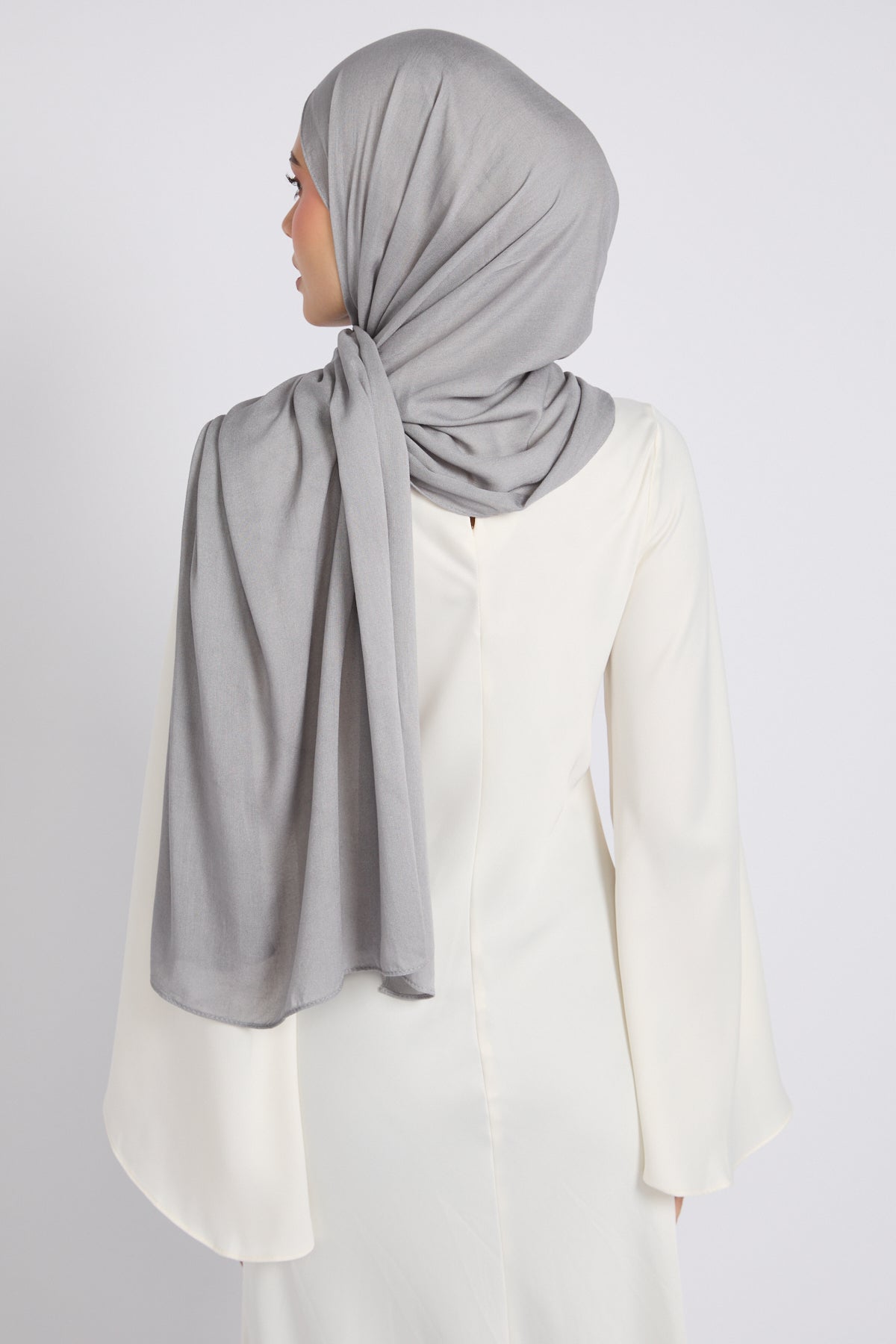 Hijab Bambou Modal Premium - Brume de Lune