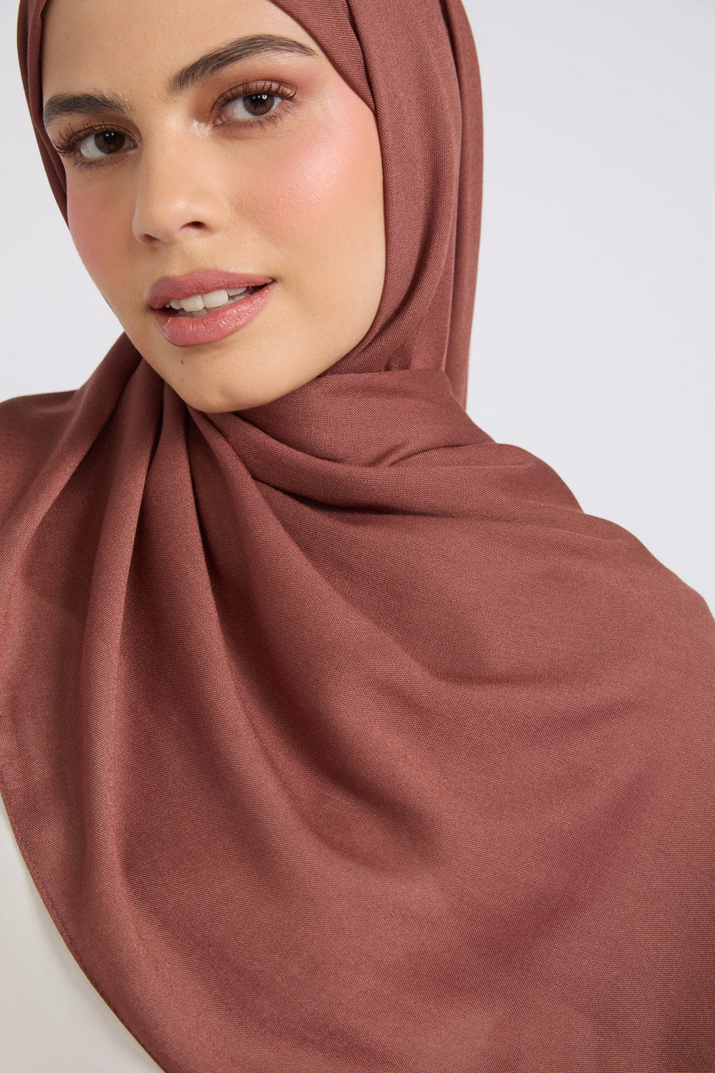 Hijab Bambou Modal Premium - Noix de Muscade