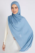 Hijab Bambou Modal Premium - Bleu Poudre